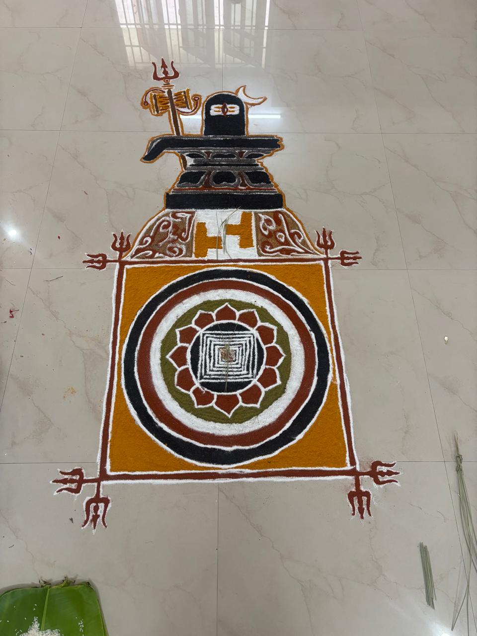 Kerala pooja items arranged traditionally