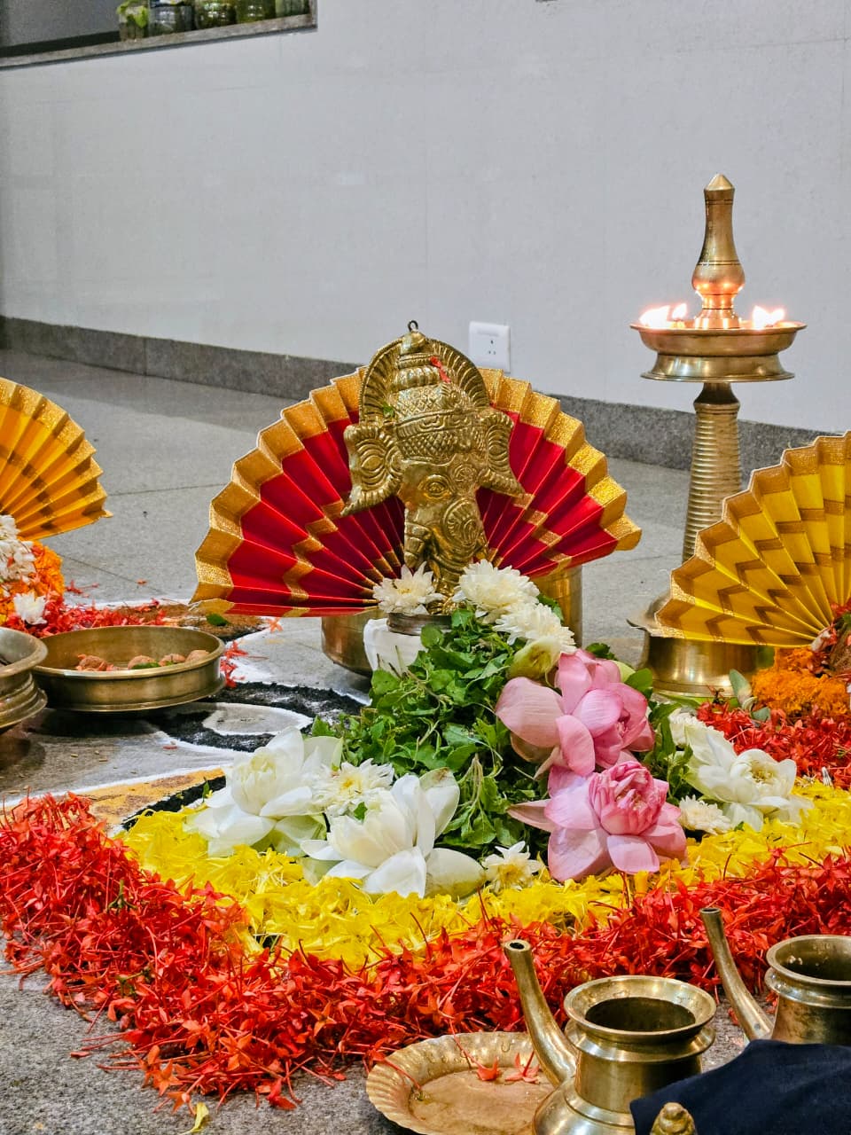 Kerala temple pooja