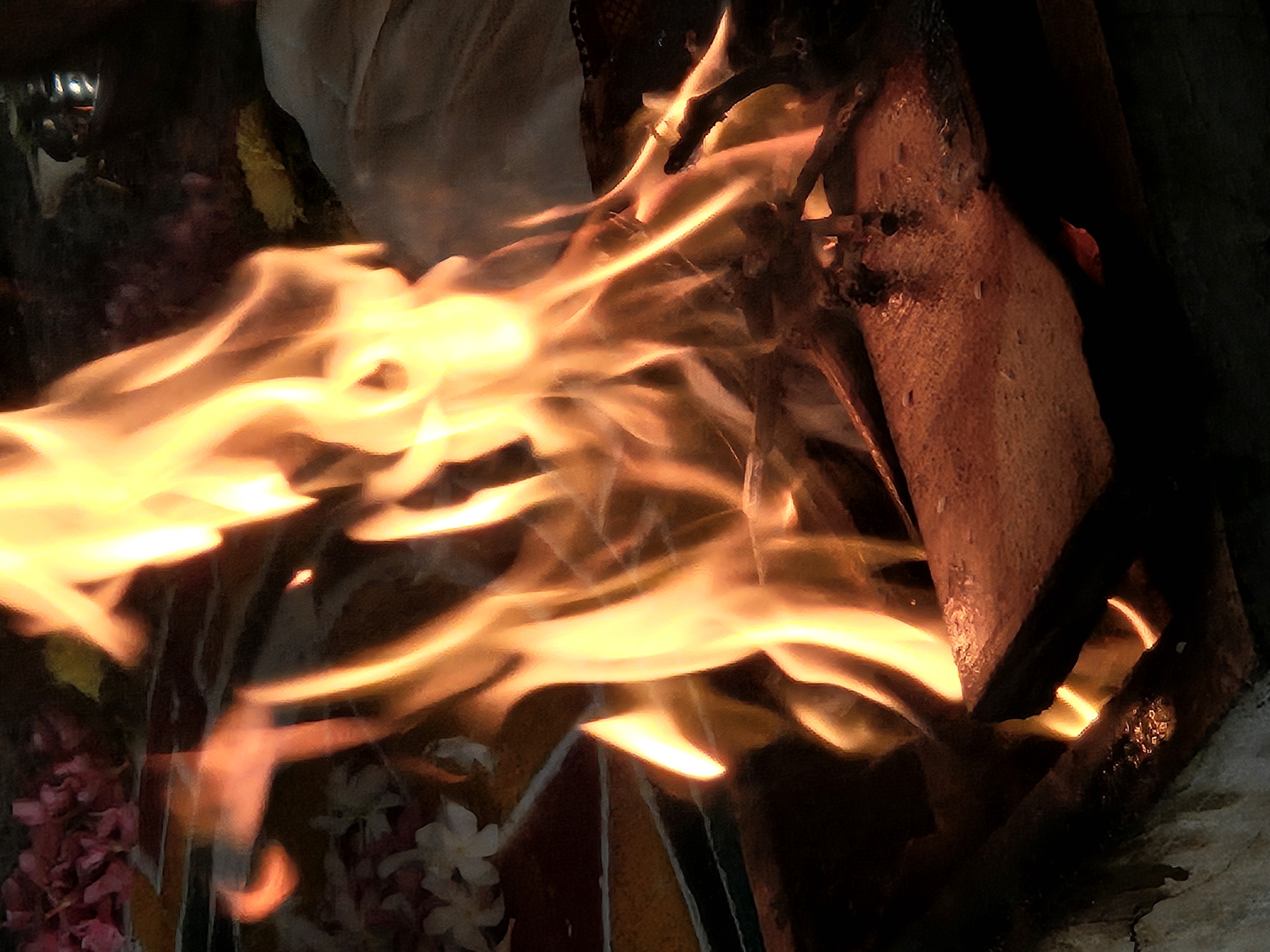 Sacred ritual atmosphere